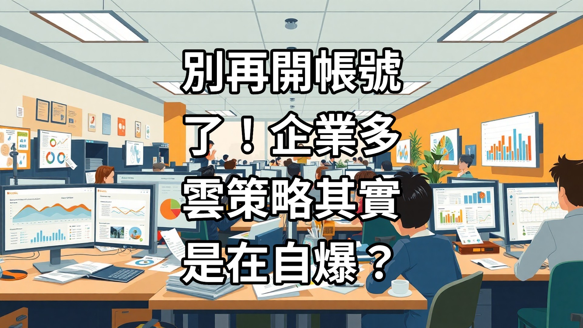 別再開帳號了！企業多雲策略其實是在自爆？
