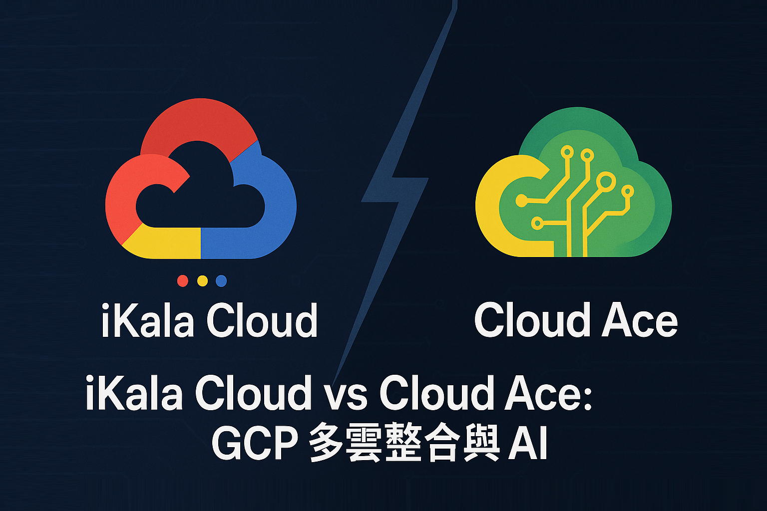 iKala Cloud vs Cloud Ace：GCP 多雲整合與 AI 應用比較