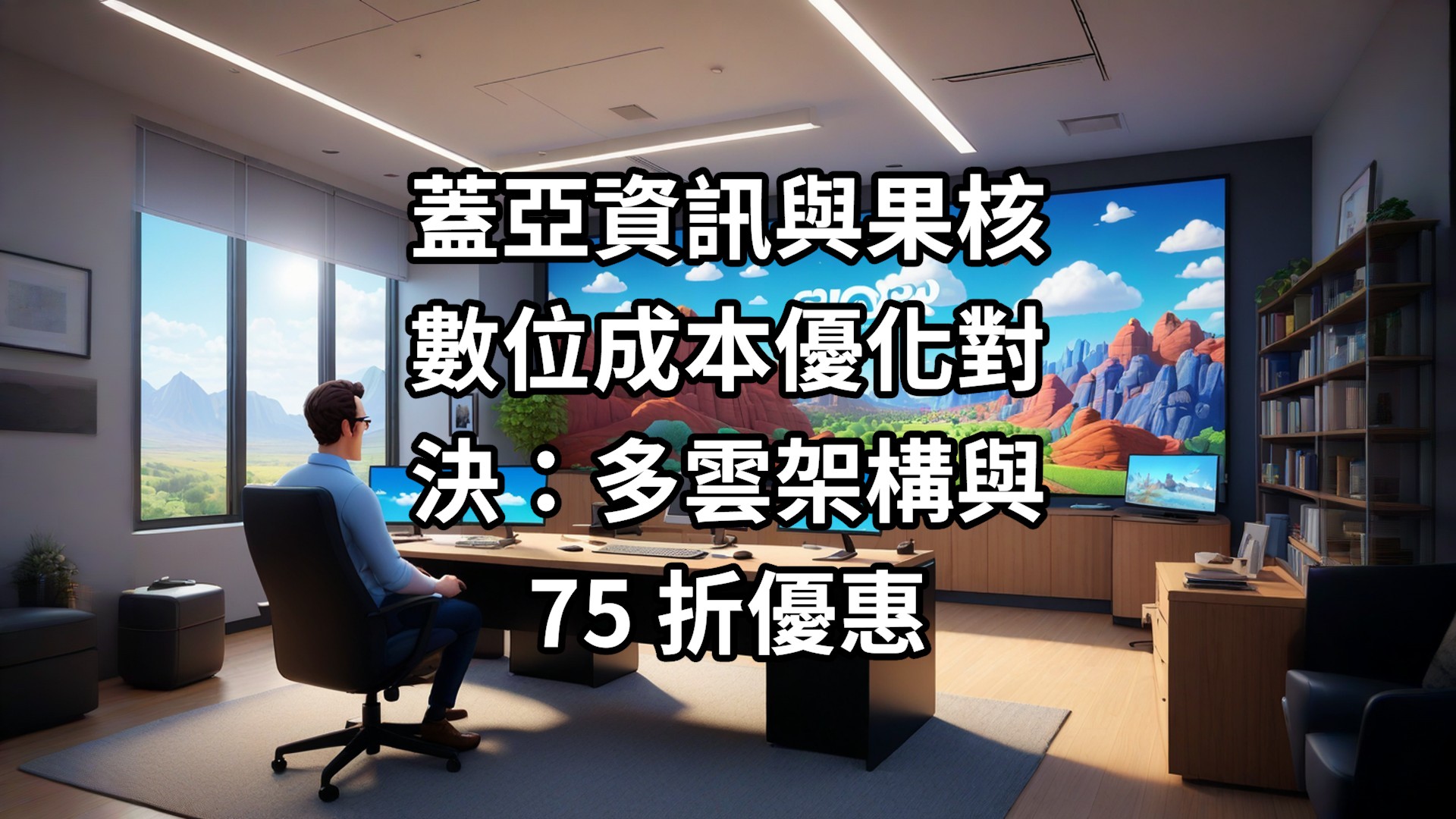 蓋亞資訊與果核數位成本優化對決：多雲架構與 75 折優惠