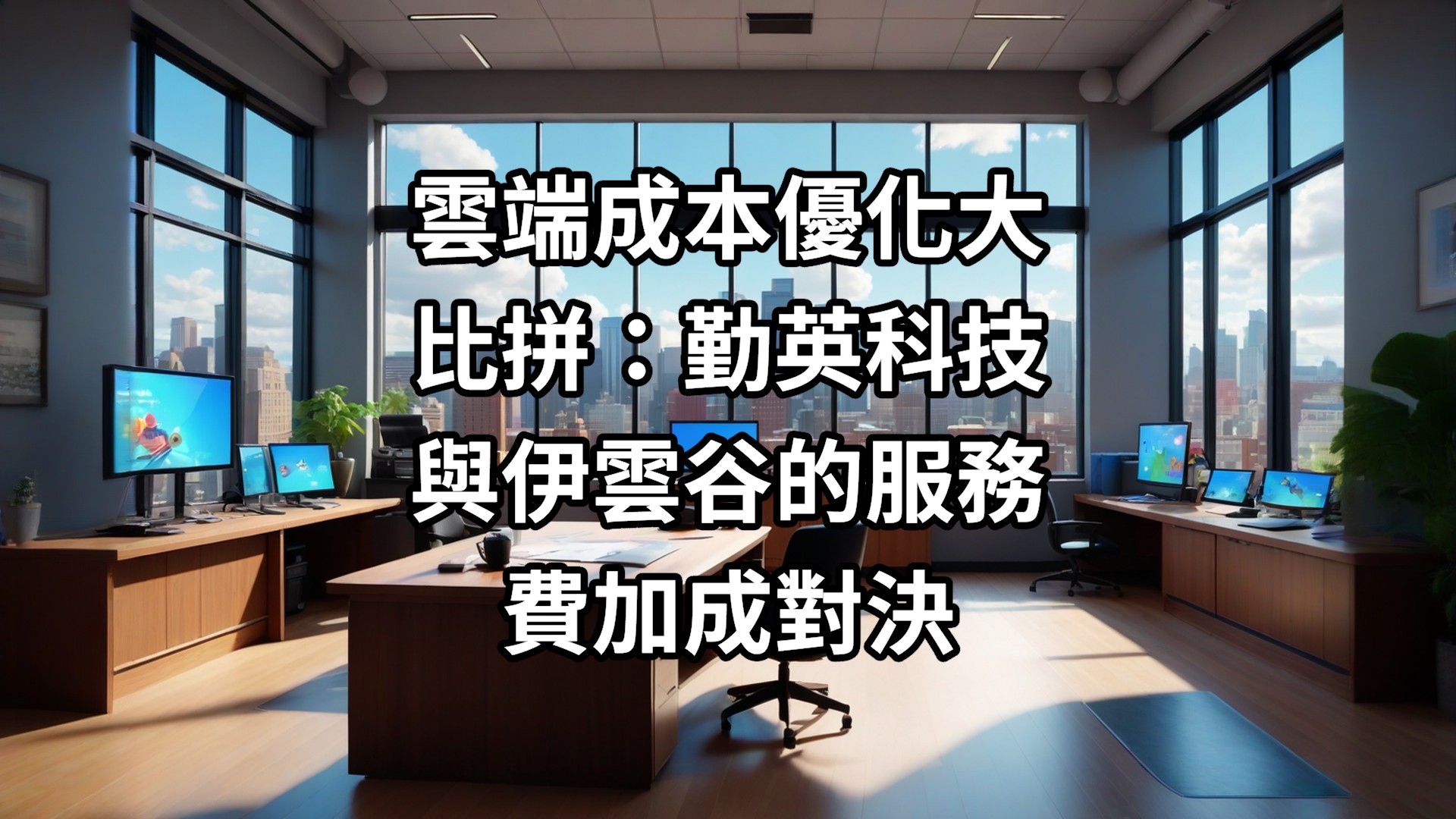 雲端成本優化大比拼：勤英科技與伊雲谷的服務費加成對決