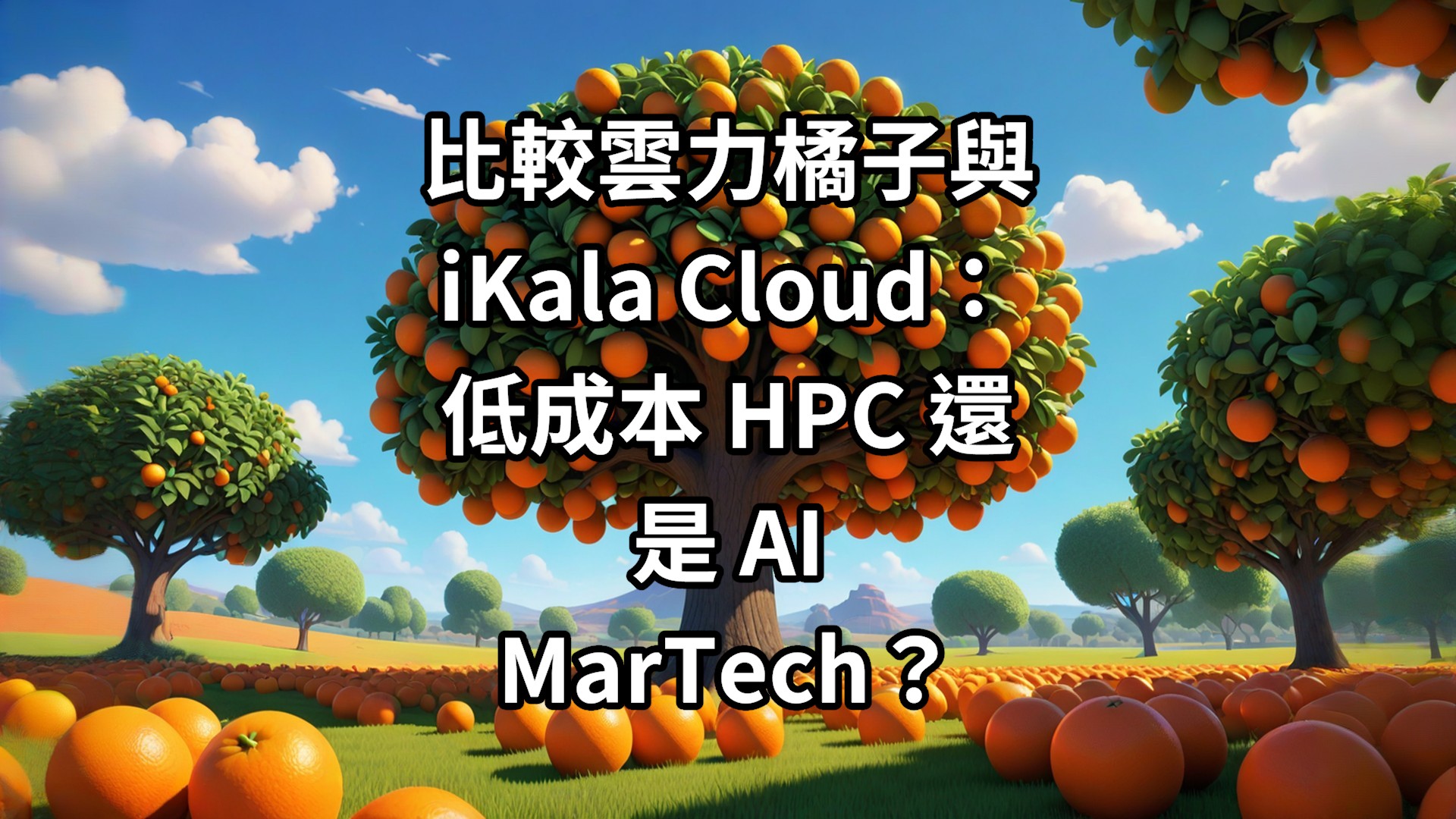 比較雲力橘子與iKala Cloud：低成本 HPC 還是 AI MarTech？