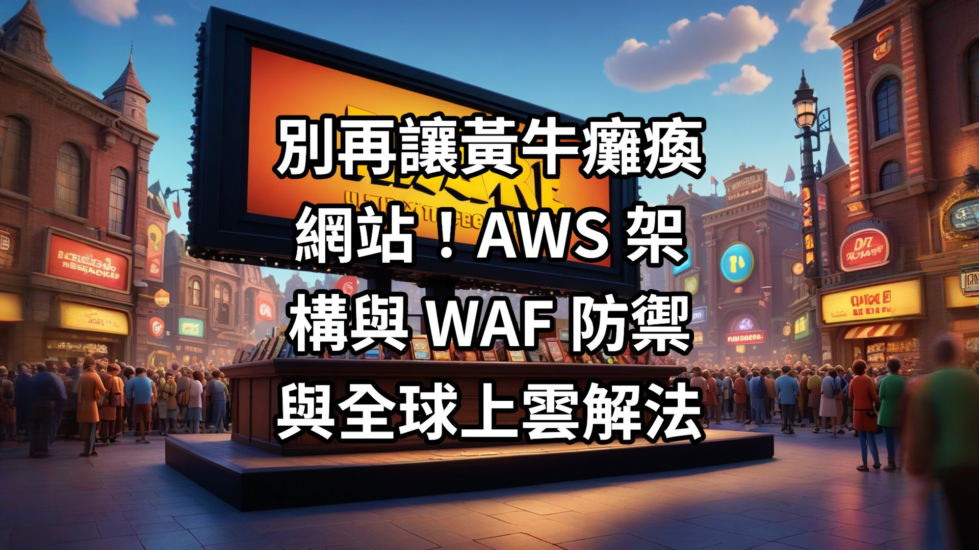 別再讓黃牛癱瘓網站！AWS 架構與 WAF 防禦與全球上雲解法