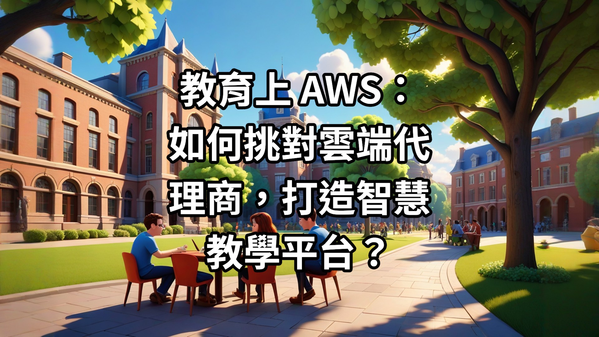 教育上 AWS：如何挑對雲端代理商，打造智慧教學平台？