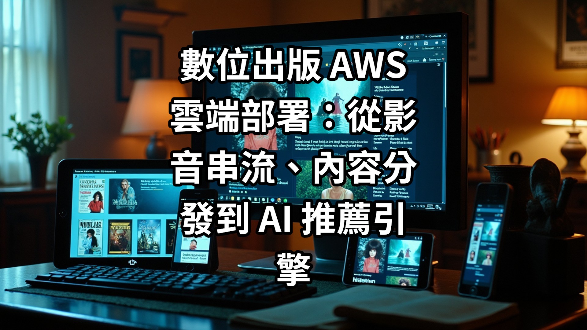 數位出版 AWS 雲端部署：從影音串流、內容分發到 AI 推薦引擎