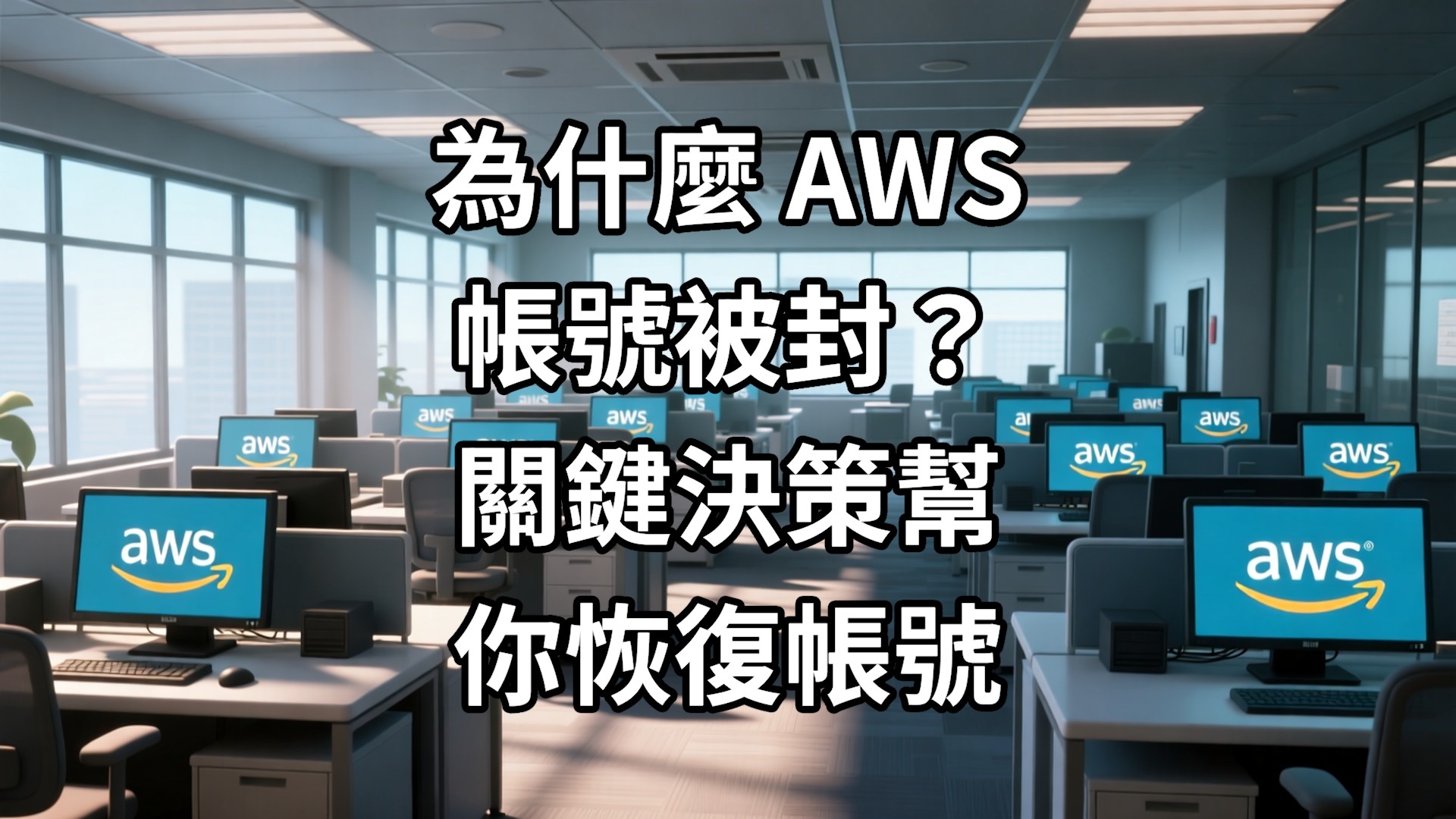 AWS 帳號被封？關鍵決策帶你恢復帳號、避開違規代理商