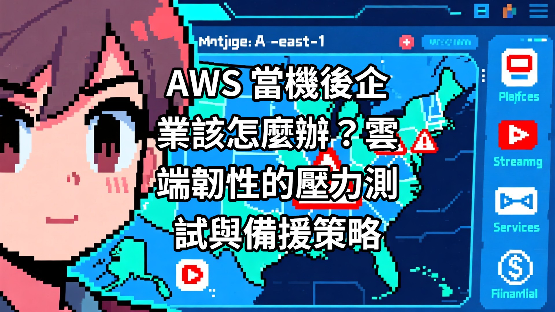 AWS 當機後企業該怎麼辦？雲端韌性的壓力測試與備援策略