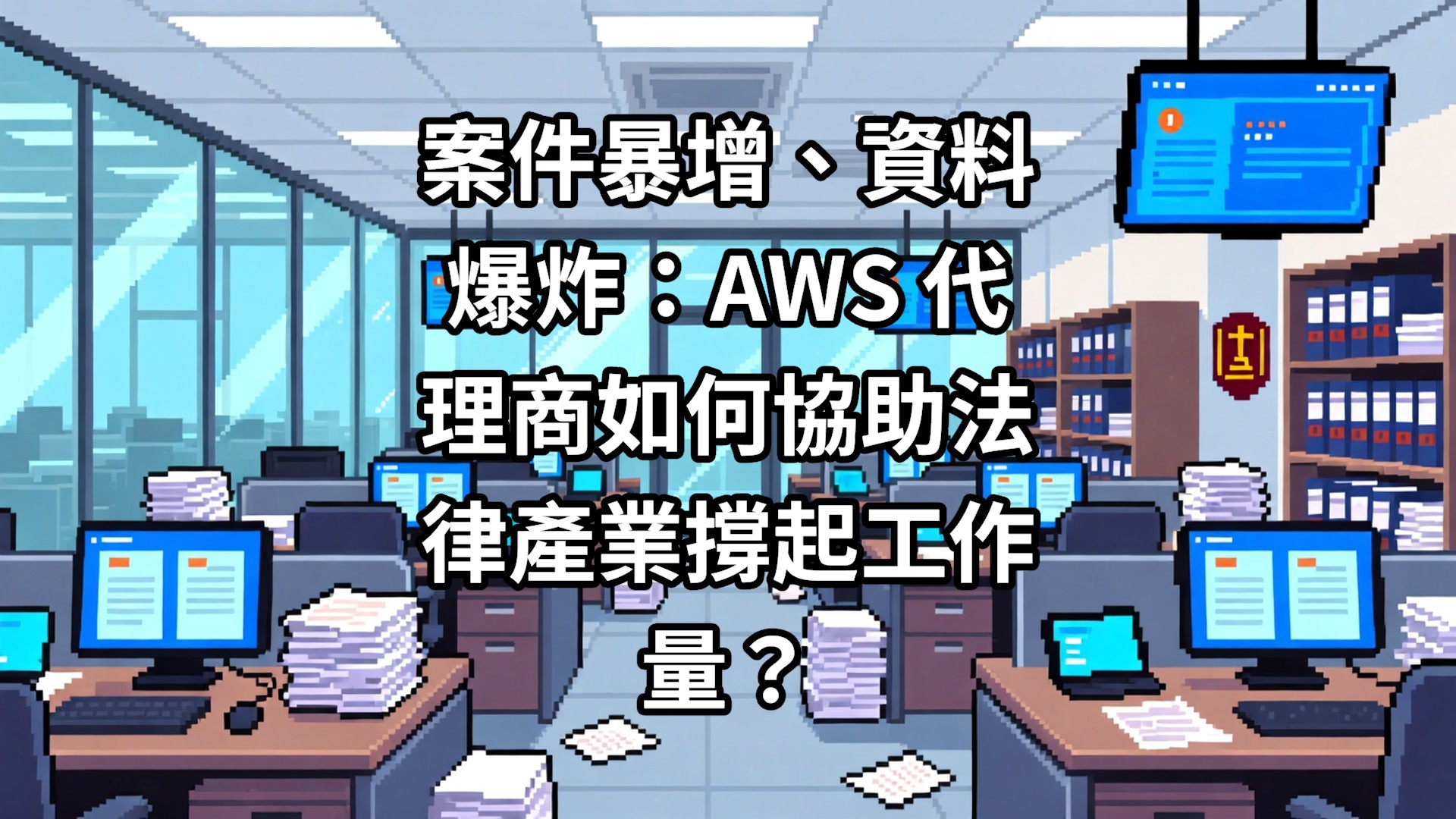 案件暴增、資料爆炸：AWS 代理商如何協助法律產業撐起工作量？