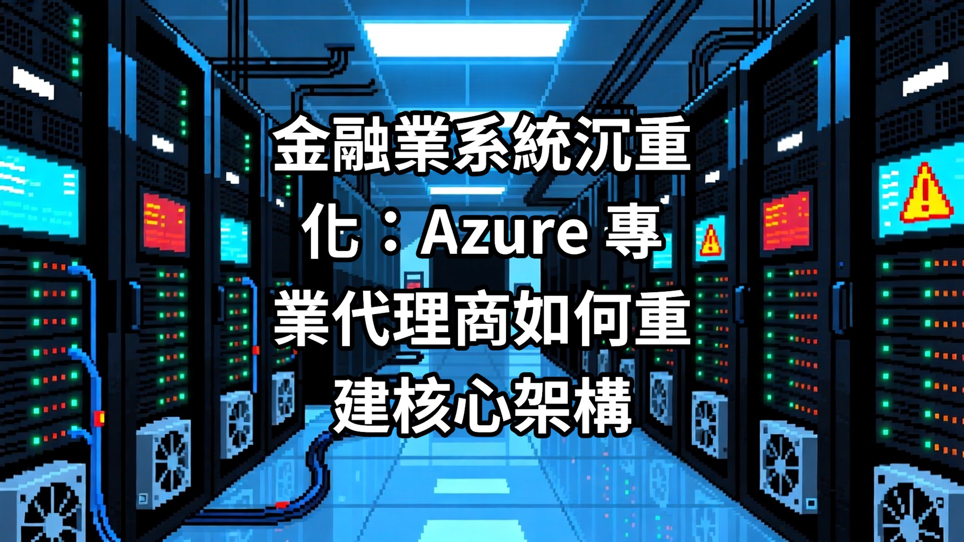 金融業系統沉重化：Azure 專業代理商如何重建核心架構