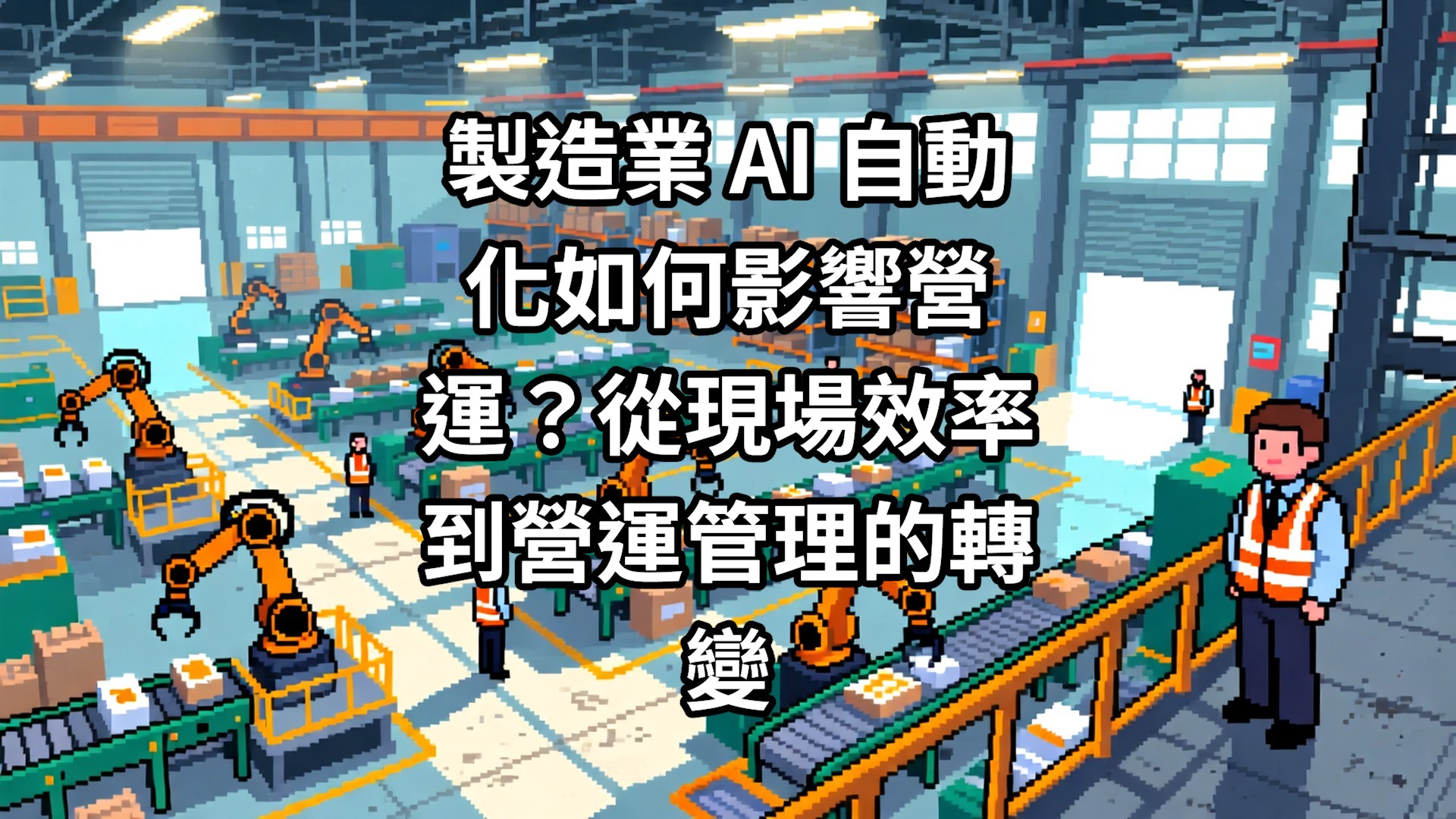 製造業 AI 自動化如何影響營運？從現場效率到營運管理的轉變