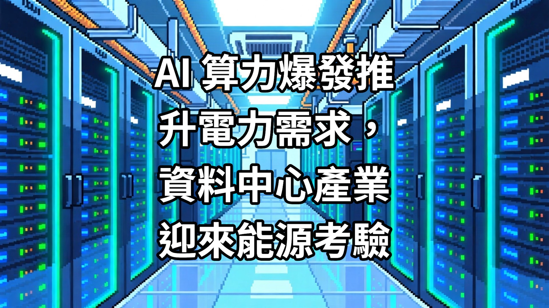 AI 算力爆發推升電力需求，資料中心產業迎來能源考驗