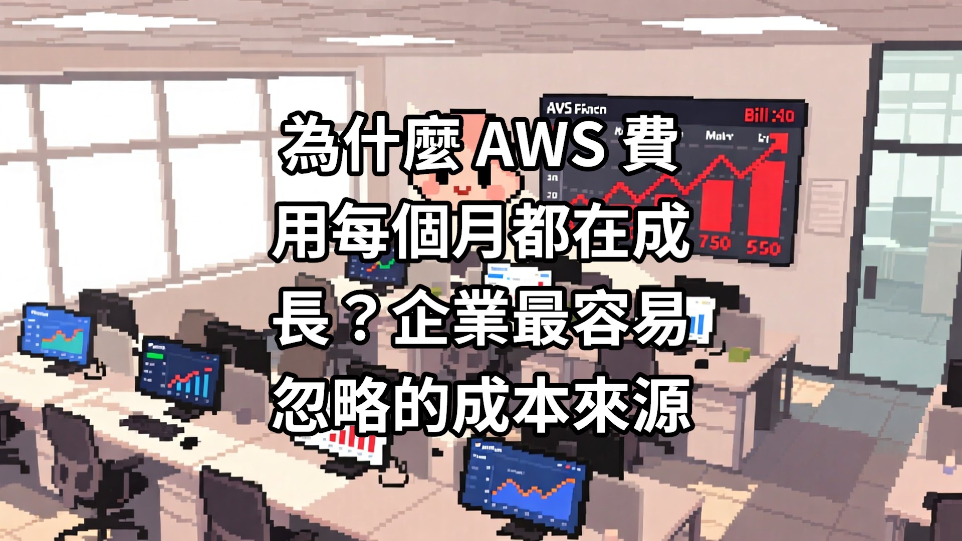 為什麼 AWS 費用每個月都在成長？企業最容易忽略的成本來源