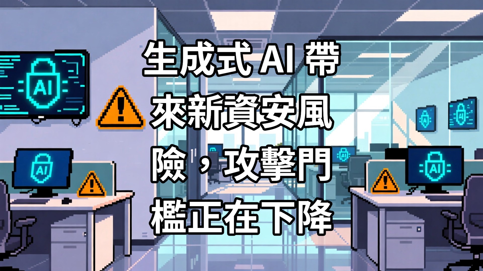 生成式 AI 帶來新資安風險，攻擊門檻正在下降