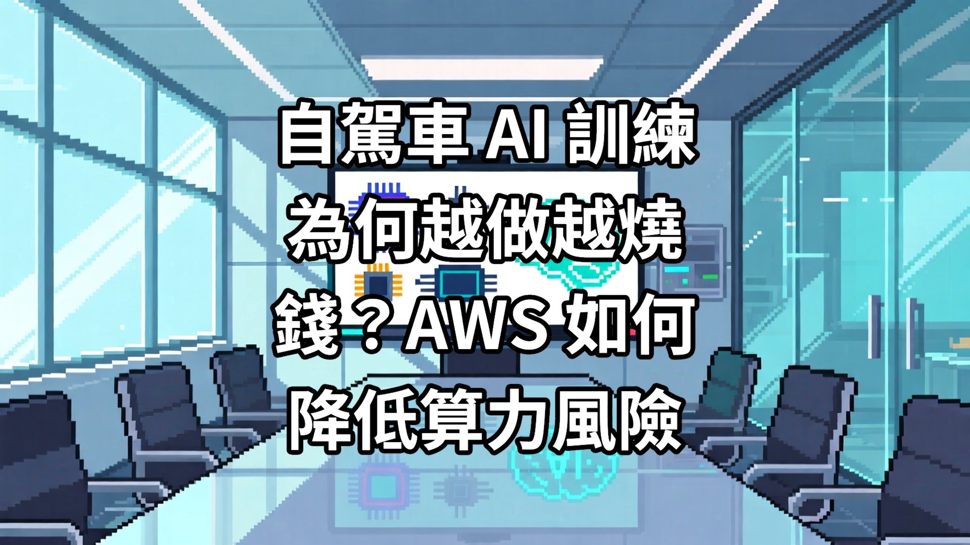 自駕車 AI 訓練為何越做越燒錢？AWS 如何降低算力風險